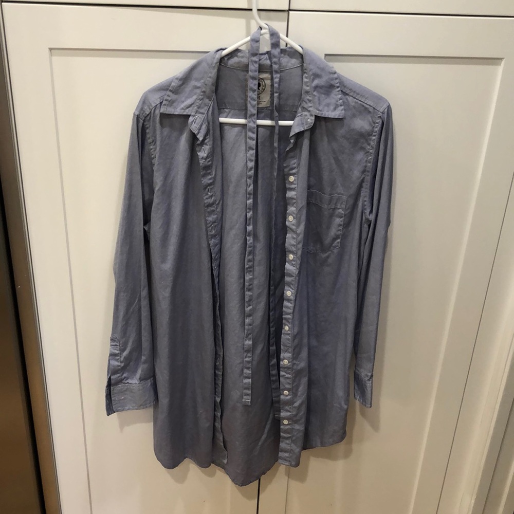 Aritzia talula oxford shirt dress